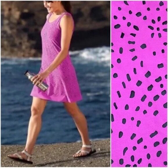 TITLE NINE Womens Small Nimblene Illusion Laser Cut Sleeveless Active Dress - Picture 9 of 9